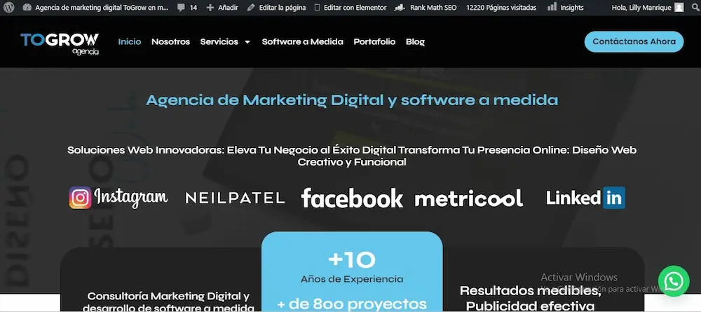 Top 6 agencias de Marketing Digital Los Angeles Agencia de Marketing Digital ToGrow